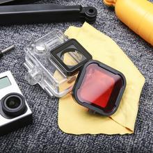 High Quatily Red Underwater Diving UV Lens Filter for GoPro 3,4