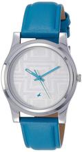 Fastrack Analog Silver Dial Women's Watch-6046SL04