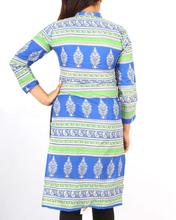 Saavya Design'S Women Embroidered Blue Kurti