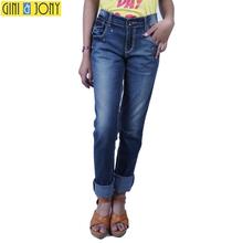 Gini & jony Girls Blue Regular Fit Mid-Rise Clean Look Jeans