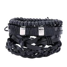 Bracelets & Bangles mens leather bracelets 2018 Pulseira Masculina Jewelry Charm Bileklik Pulseiras Boyfriend Girlfriend