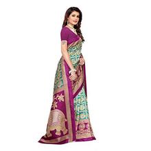 Anni Designer Women's Mysore Silk Printed Saree with