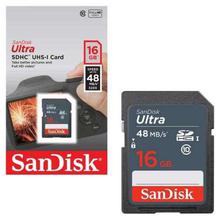 SanDisk Ultra Camera 16 GB SD Card Class 10 48 MB/s Memory Card