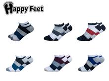 Pack of 6 Pairs of Sports Ankle Socks (1028)