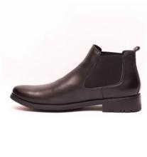 Caliber Shoes Black Slip On Lifestyle Boots For Men - ( 481 C)