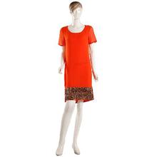 Orange Georgette Sequence Dress