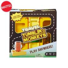 Mattel Games ​Travel Tumblin’ Monkeys, Portable Kids Game with Built-in