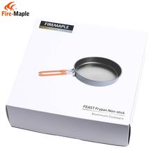 Fire Maple Feast Frypan Non Stick Camping Frying Pan Hard Anodised Aluminium with Silicone Coated Handle