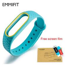 Xiaomi Mi Band 2 Bracelet Strap For Miband 2 Colorful Strap Wristband Replacement Smart Band Accessories For Mi Band 2 Silicone