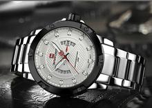 NaviForce NF9085 Date/Day Function Stainless Steel Watch for Men