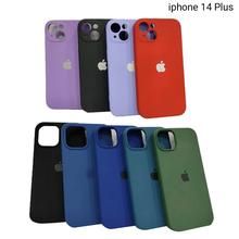 Iphone  14 Plus / 14+ (Large 16.1cm) Liquid Silicone Soft Cover Case  - Microfiber Inside