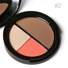 FOCALLURE 3 Colors Shimmer Bronzers and Highlighters