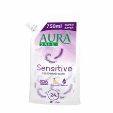 Aura Safe Hand Wash Refill Pack Sensitive 750 ml