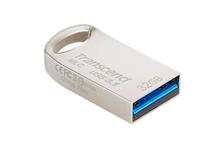 Transcend JF710 32GB Mini Metal Series USB 3.0 Pen Drive - (Silver)