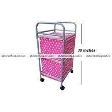 3-tier Metal Cart Storage Rack