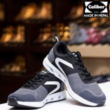 Caliber Shoes Black/Grey Ultralight Sport Shoes For Men -  ( 575 B )