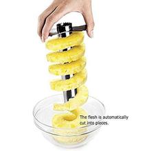 BUYERZONE Stainless Steel Pineapple Cutter and Fruit