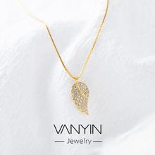 Leaves necklace _ Wanying jewelry factory direct sales