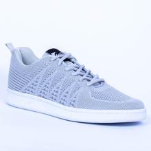 Caliber Shoes Grey Casual Lace Up Shoes For Men- (665)