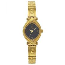 Titan 2417YM03 Black Dial Analog Watch For Women - Golden