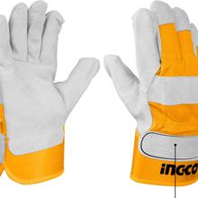 Ingco 10.5" Leather Gloves HGVC01