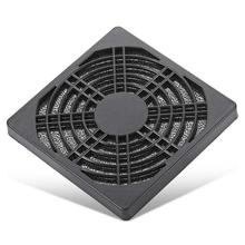 9cm Washable PC Case Cooling Fan Dust Filter Mesh - Black