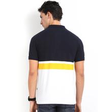 Indian Terrain Striped Regular Fit Polo T-shirts – Yellow