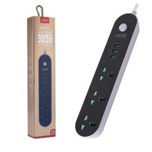 LDNIO 3-Outlet Surge Protector Power Strip & 3-port Universal USB for All Electronic Equipments