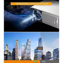 T6 LED Projector HDMI 1080p Home Theater Projector Bluetooth WIFI Gray EU Plug