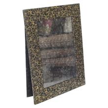 Floral Designed Lokta Paper 15" x 11.2" Photo Frame