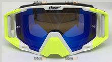 Thor Riding Goggles- Neon and White Mix