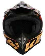 KTM Black/Orange/Red Y-Dirt Helmet With Peak