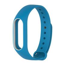 MiBand 2 Silicone Wrist Strap Bracelet Double Color Replacement watchband for Original Xiaomi Mi band 2 Wristbands belt Rubber