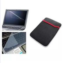 Combo Of Screen Guard + Keyboard Guard + Inner Bag For 14.6 Inch Laptop