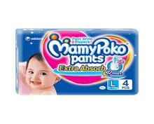 MamyPoko Pants Extra Absorb Diapers, Large (Pack of 7)