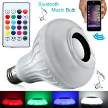 Smart Wireless Bluetooth Speaker Music Playing Colorful LED Bulb