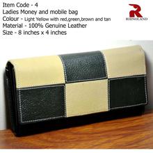 Women's Leather Purse / Money And Mobile Bag