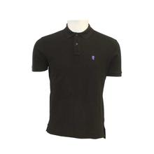 Red Tape Black Plain Cotton Polo T-Shirt For Men - (RPH6801)