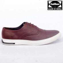 Caliber Shoes Winered Lace Up Casual Shoes For Men - ( W 518 C)