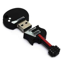 FashionieStore USB Flash Drives 2GB Guitar USB 2.0 Metal Flash Memory Stick Storage Thumb U Disk