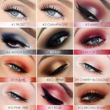 FOCALLURE 12 Colors Eyeshadow Sticker Cosmetics Eye Shadow