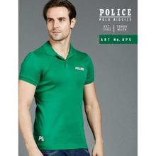 Police BP5 Big Size Polo T-Shirt- Green