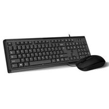 HP km100 USB Wired 104 Keys Membrane Keyboard And 1000dpi Mouse combo