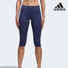 Adidas Blue Believe This High-Rise Soft Capri Tights For Women - CV8447