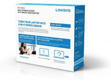 Linksys WUSB6100M Max-Stream™ AC600 Wi-Fi Micro USB Adapter