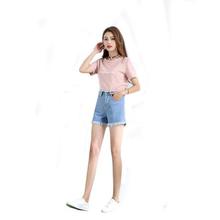 Women's Jeans-2018 Summer Fashion Korean Slim Thin Waist