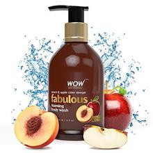 WOW Peach and Apple Cider Vinegar Body Wash, 300ml