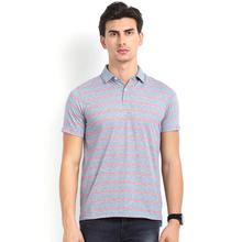 Indian Terrain Striped Regular Fit Polo T-shirts – Ink Mel