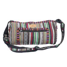 Multicolored Abstract Printed Duffle Bag