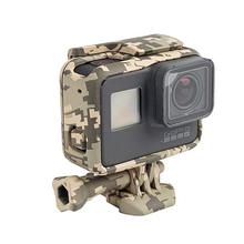 (Camo) The Frame Mount Housing Skeleton Case For Gopro 5